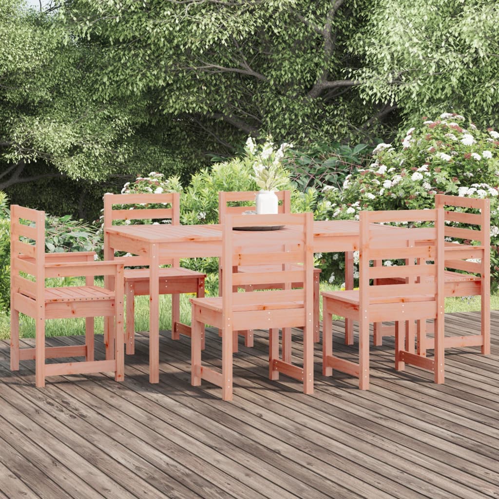 7-delige Tuinset massief douglashout is nu te koop bij PeponiXL, paradijselijk wonen!