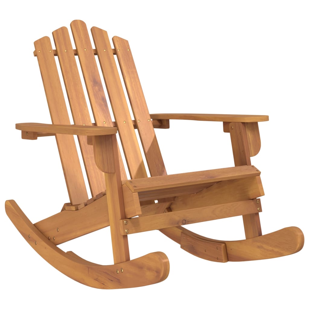 Schommelstoel Adirondack massief acaciahout is nu te koop bij PeponiXL, paradijselijk wonen!