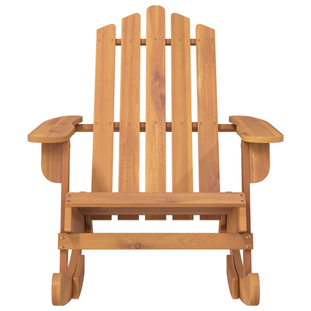 Schommelstoel Adirondack massief acaciahout is nu te koop bij PeponiXL, paradijselijk wonen!