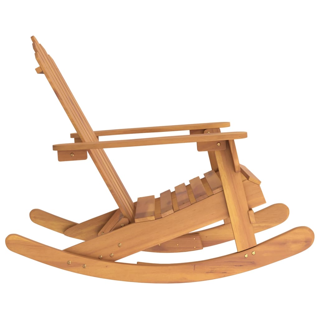 Schommelstoel Adirondack massief acaciahout is nu te koop bij PeponiXL, paradijselijk wonen!