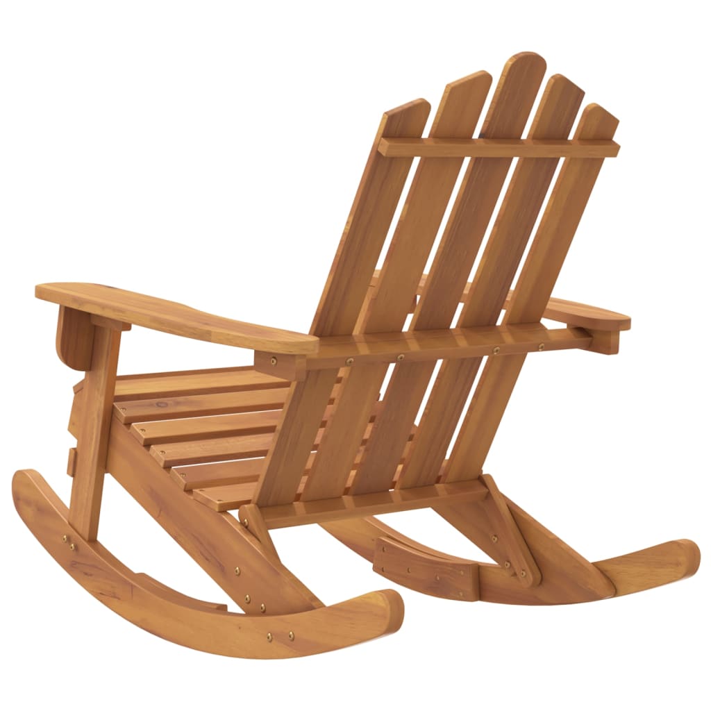 Schommelstoel Adirondack massief acaciahout is nu te koop bij PeponiXL, paradijselijk wonen!