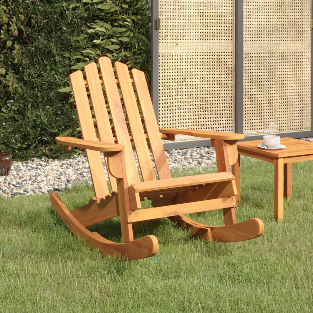Schommelstoel Adirondack massief acaciahout is nu te koop bij PeponiXL, paradijselijk wonen!