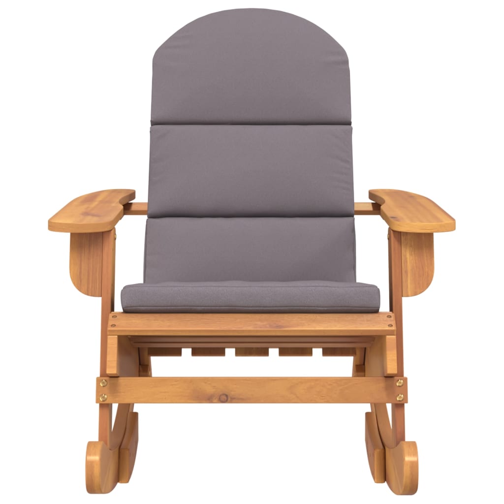 Schommelstoel Adirondack met kussens massief acaciahout is nu te koop bij PeponiXL, paradijselijk wonen!