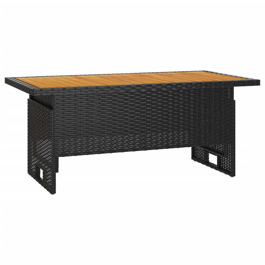 4-delige Loungeset met kussens poly rattan zwart is nu te koop bij PeponiXL, paradijselijk wonen!