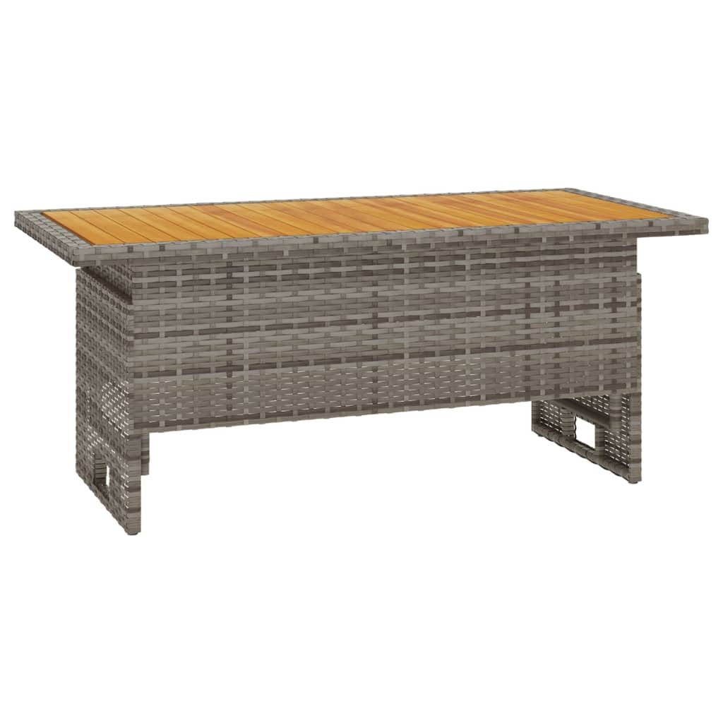 4-delige Loungeset met kussens poly rattan grijs is nu te koop bij PeponiXL, paradijselijk wonen!