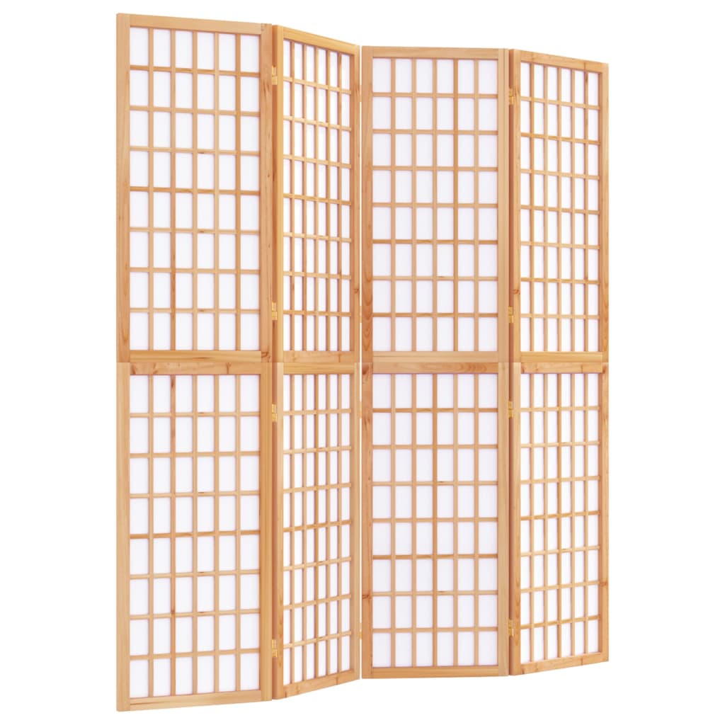Kamerscherm inklapbaar 4 panelen Japanse stijl 160x170 cm is nu te koop bij PeponiXL, paradijselijk wonen!