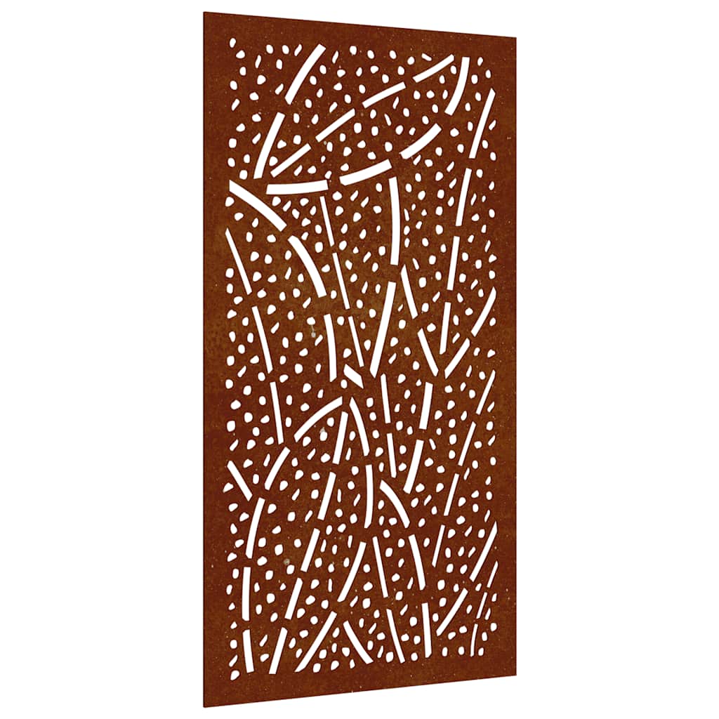 Wanddecoratie tuin bladontwerp 105x55 cm cortenstaal is nu te koop bij PeponiXL, paradijselijk wonen!