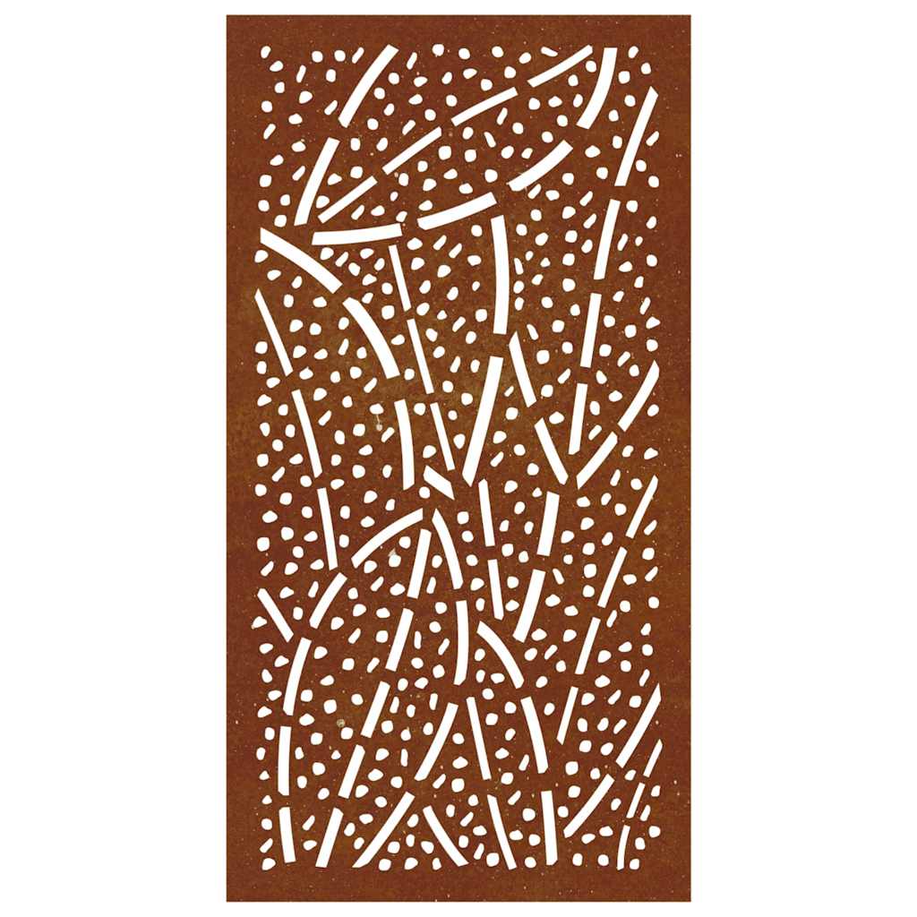 Wanddecoratie tuin bladontwerp 105x55 cm cortenstaal is nu te koop bij PeponiXL, paradijselijk wonen!