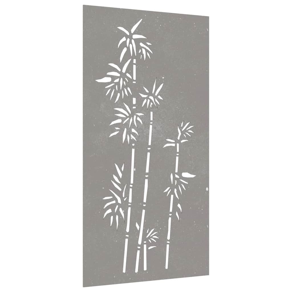 Wanddecoratie tuin bamboe-ontwerp 105x55 cm cortenstaal is nu te koop bij PeponiXL, paradijselijk wonen!