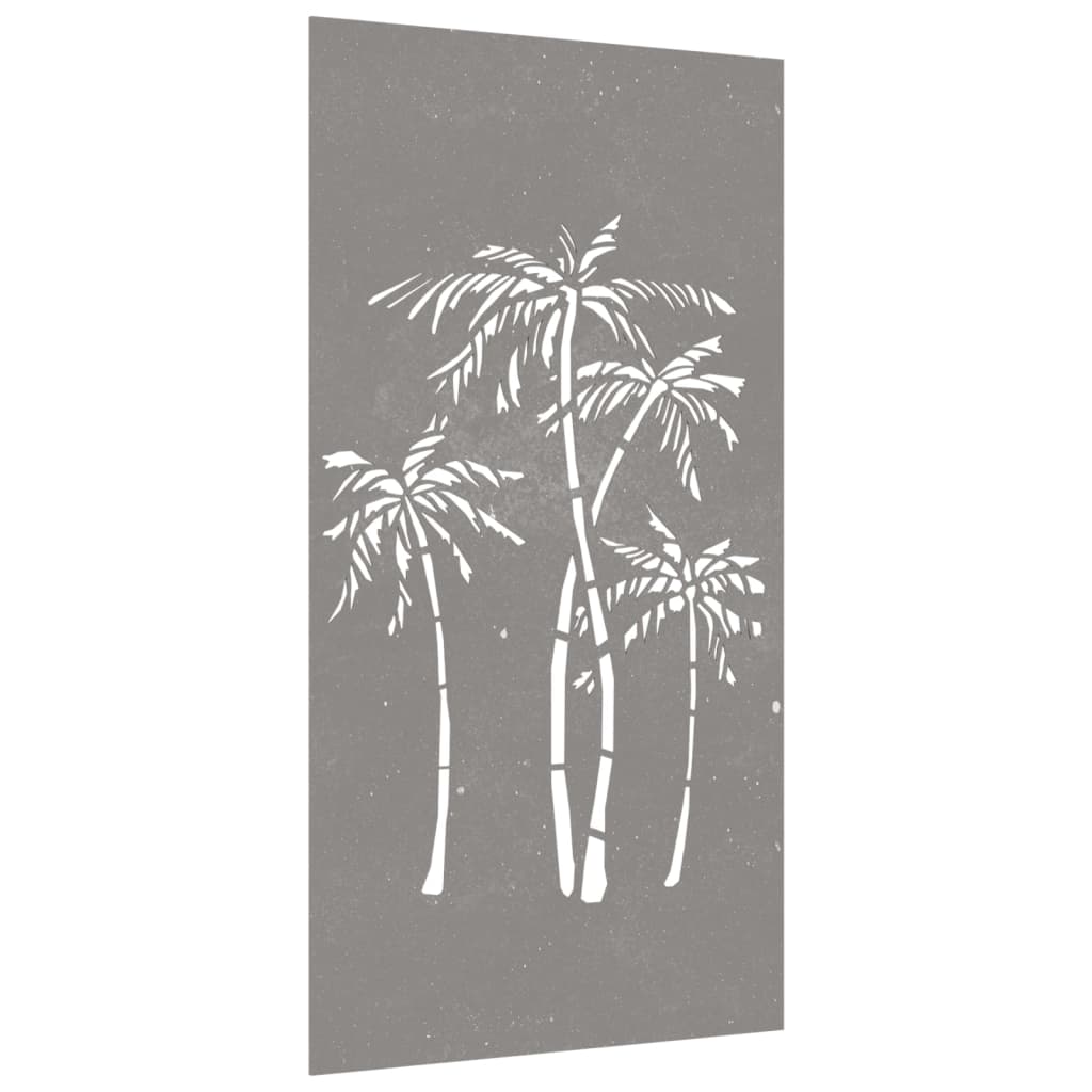 Wanddecoratie tuin palmboomontwerp 105x55 cm cortenstaal is nu te koop bij PeponiXL, paradijselijk wonen!