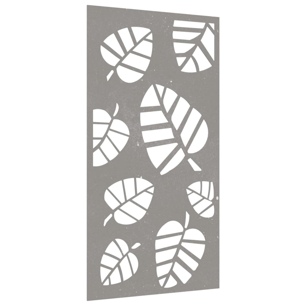 Wanddecoratie tuin bladontwerp 105x55 cm cortenstaal is nu te koop bij PeponiXL, paradijselijk wonen!