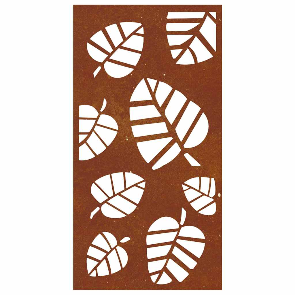 Wanddecoratie tuin bladontwerp 105x55 cm cortenstaal is nu te koop bij PeponiXL, paradijselijk wonen!