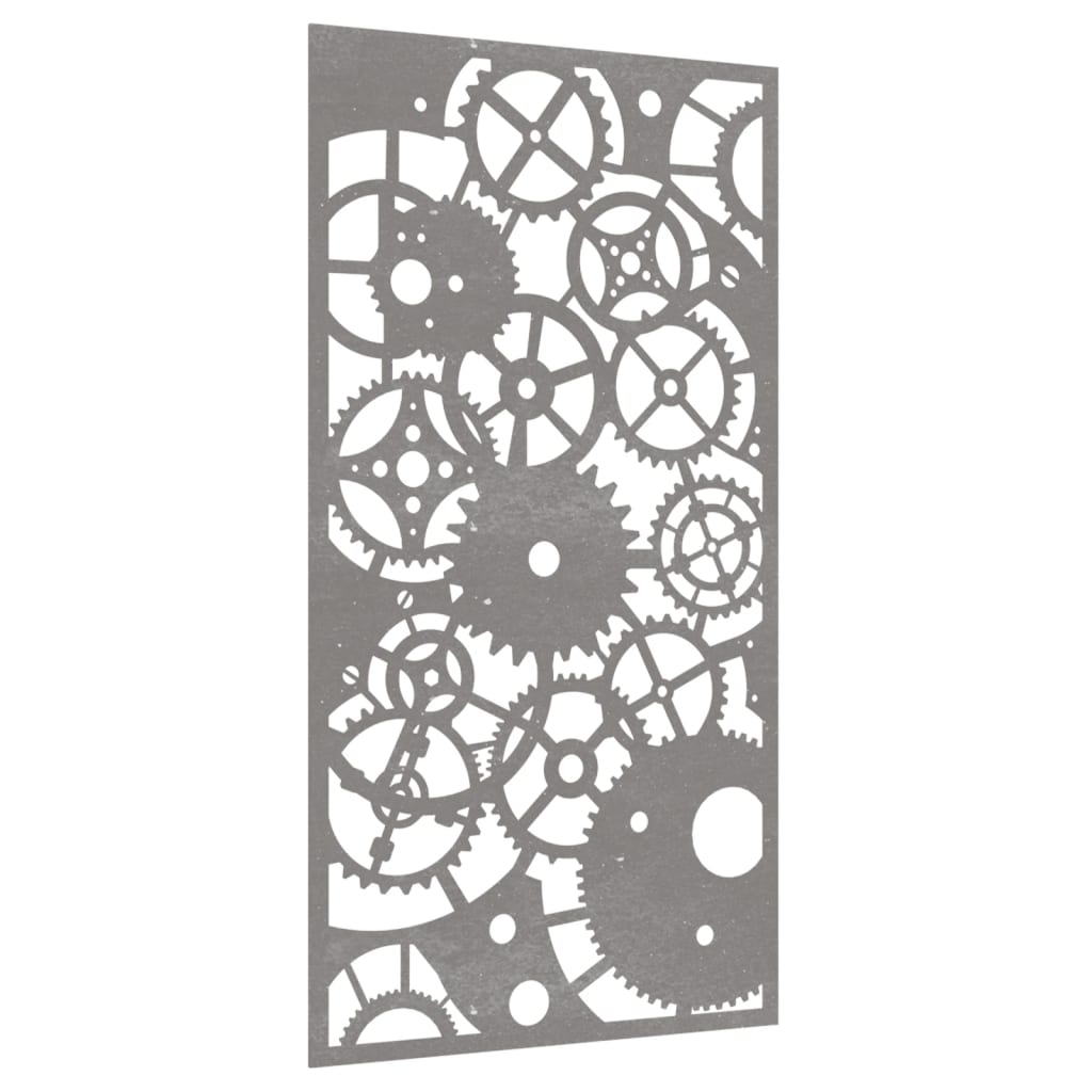 Wanddecoratie tuin tandwielontwerp 105x55 cm cortenstaal is nu te koop bij PeponiXL, paradijselijk wonen!