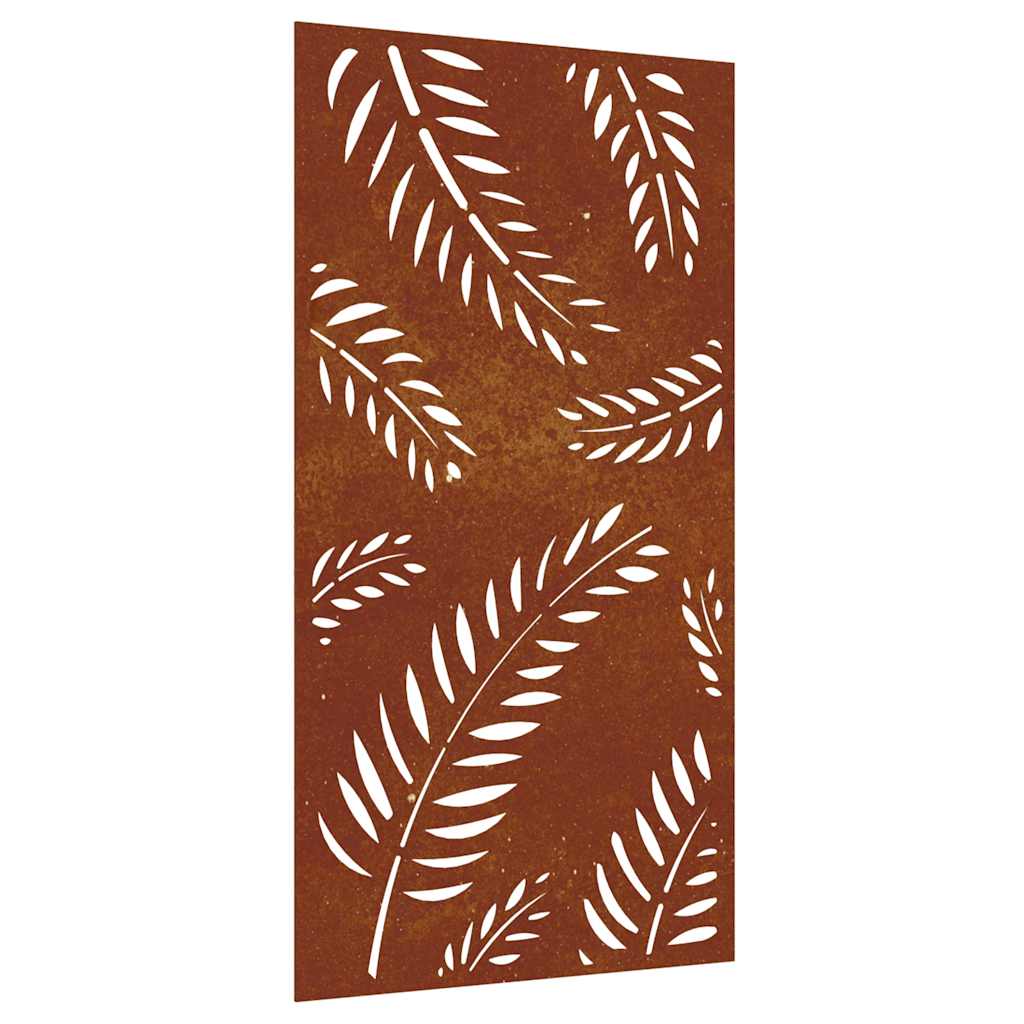 Wanddecoratie tuin bladontwerp 105x55 cm cortenstaal is nu te koop bij PeponiXL, paradijselijk wonen!