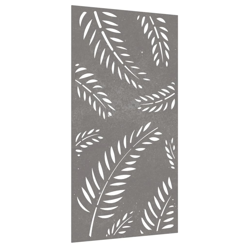 Wanddecoratie tuin bladontwerp 105x55 cm cortenstaal is nu te koop bij PeponiXL, paradijselijk wonen!
