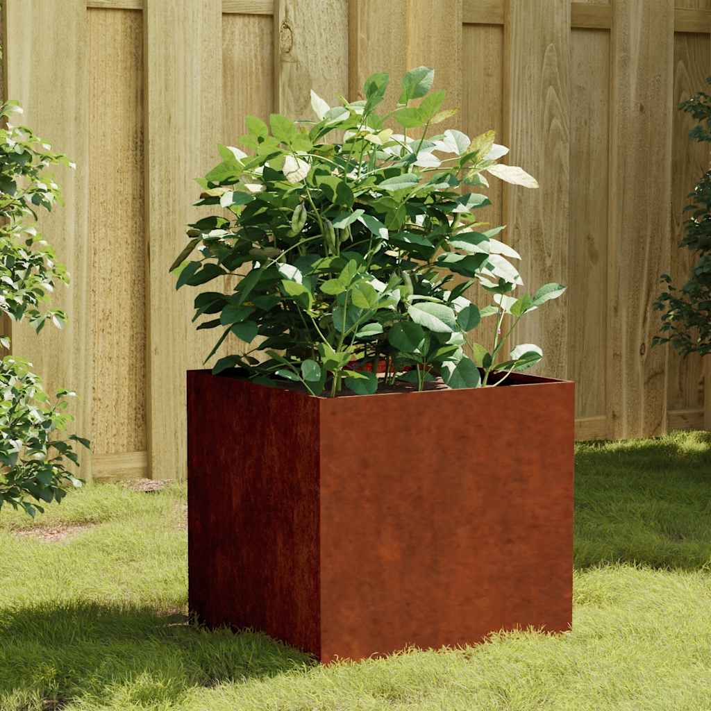 Plantenbak 40x41x40 cm cortenstaal is nu te koop bij PeponiXL, paradijselijk wonen!
