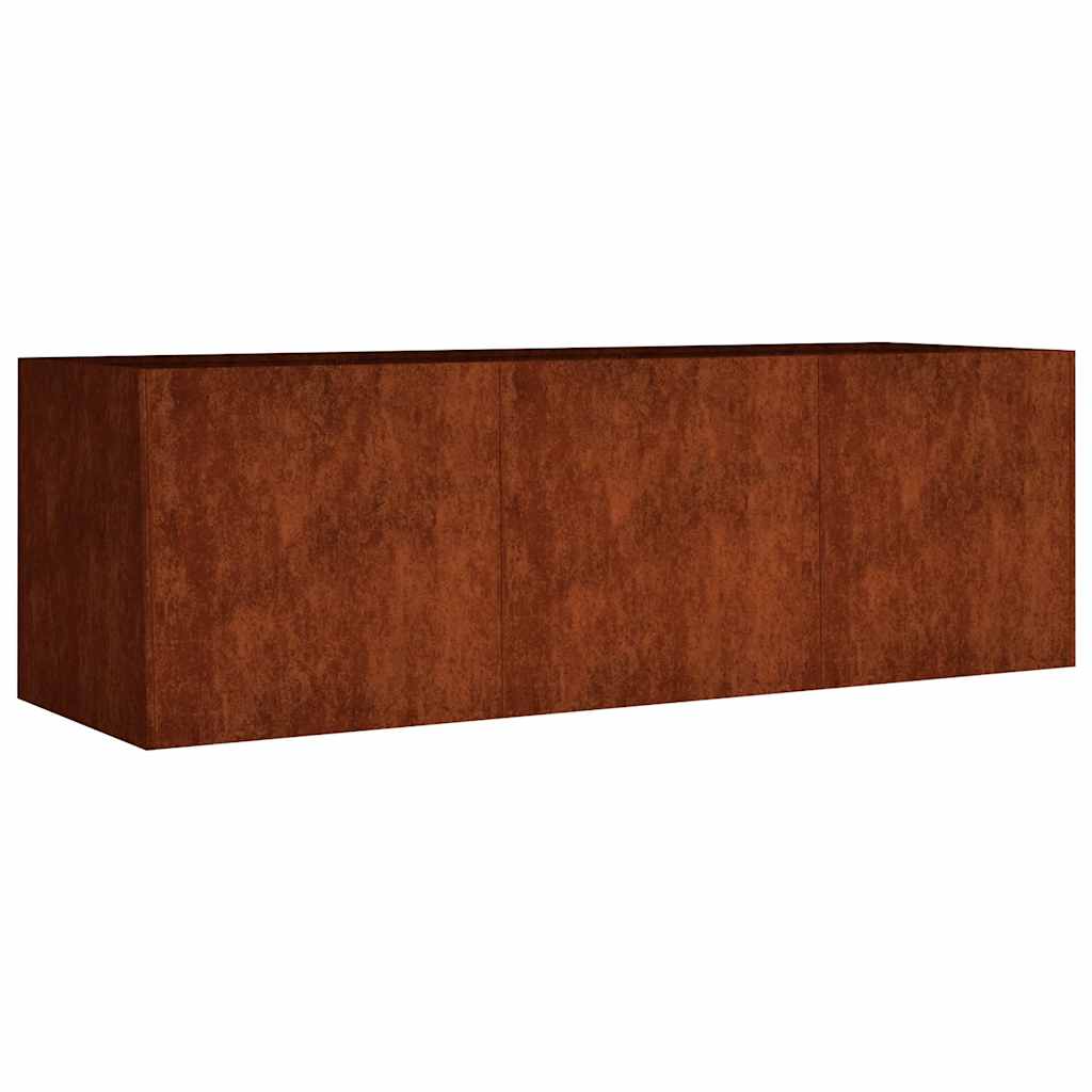 Plantenbak verhoogd 120x40x40 cm cortenstaal