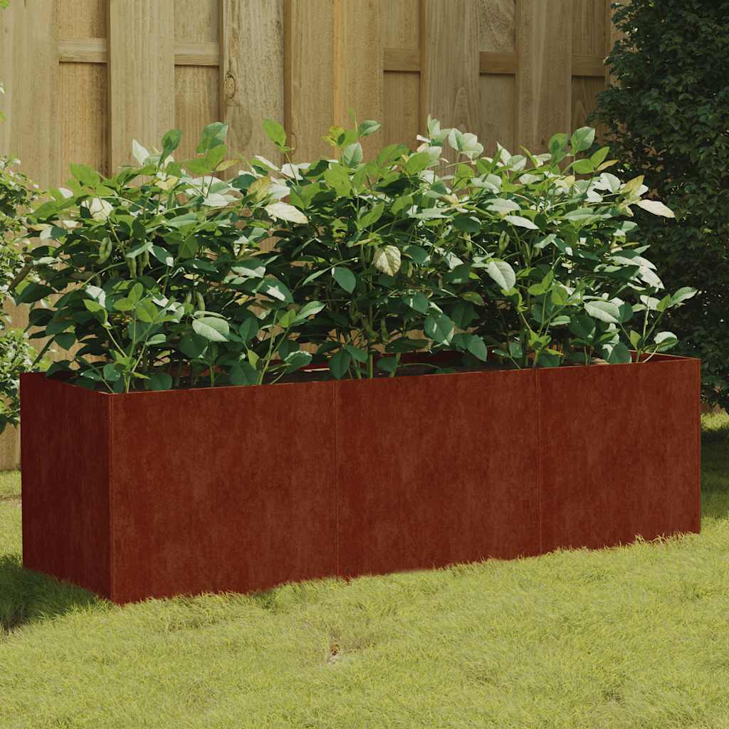 Plantenbak verhoogd 120x40x40 cm cortenstaal