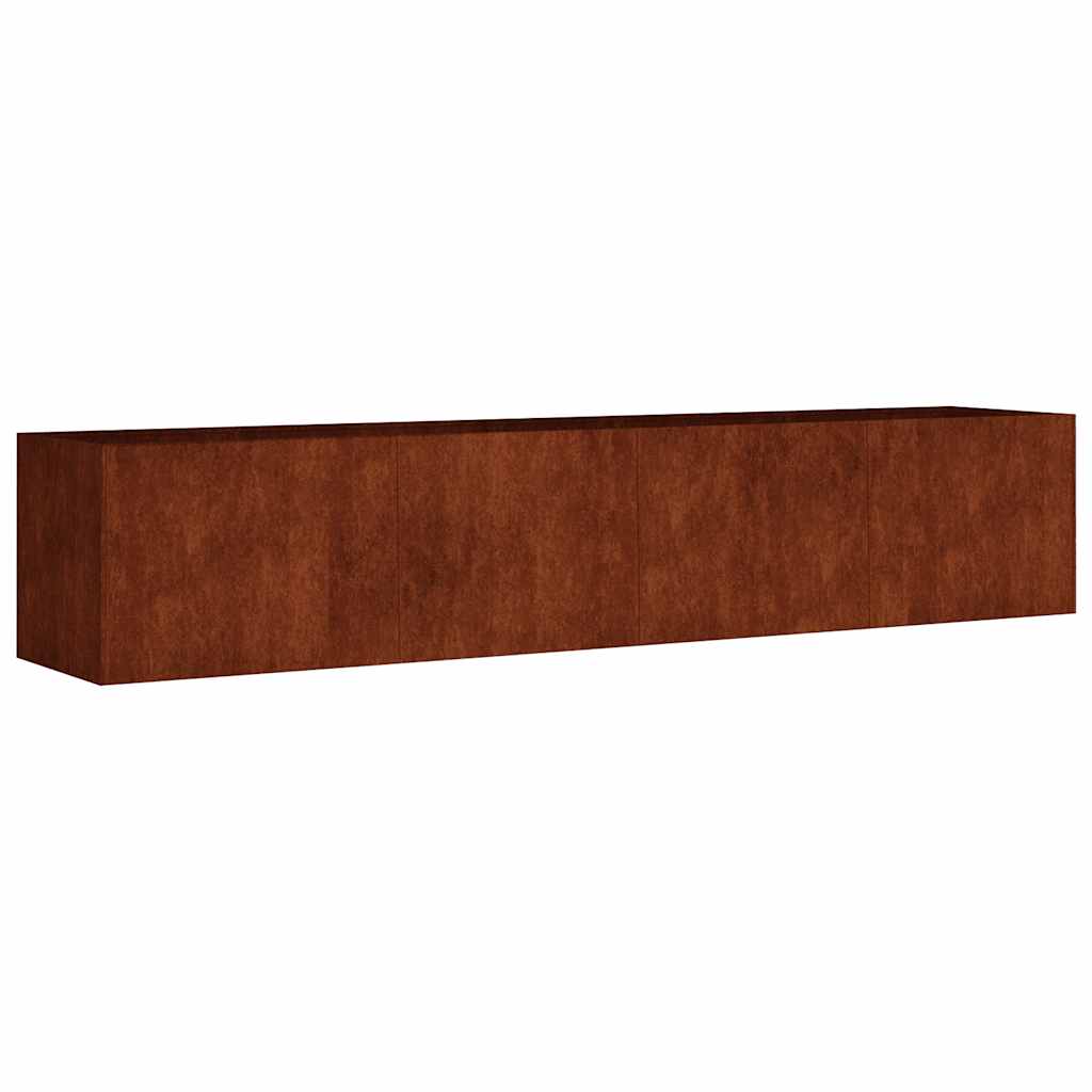 Plantenbak verhoogd 200x40x40 cm cortenstaal
