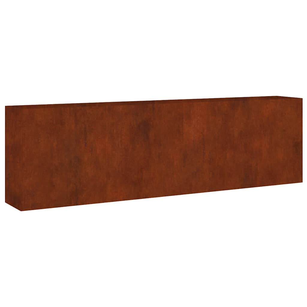 Plantenbak verhoogd 280x40x80 cm cortenstaal is nu te koop bij PeponiXL, paradijselijk wonen!