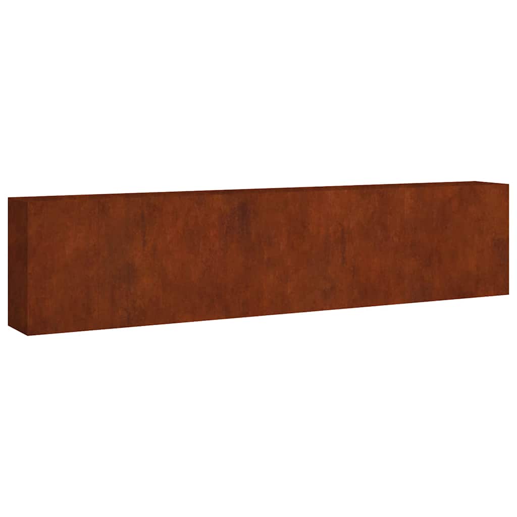 Plantenbak verhoogd 360x40x80 cm cortenstaal is nu te koop bij PeponiXL, paradijselijk wonen!