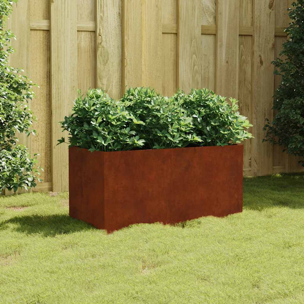 Plantenbak 80x40x40 cm cortenstaal
