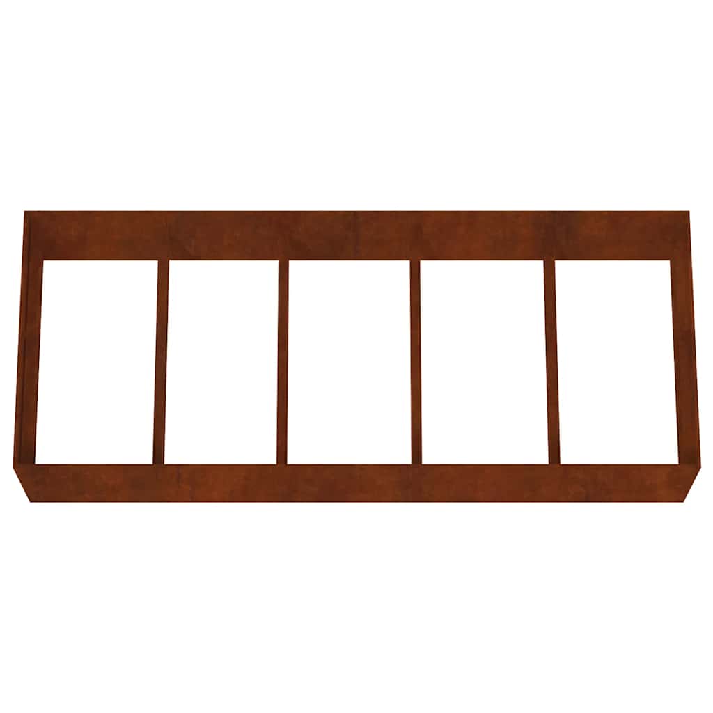 Plantenbak verhoogd 200x80x40 cm cortenstaal