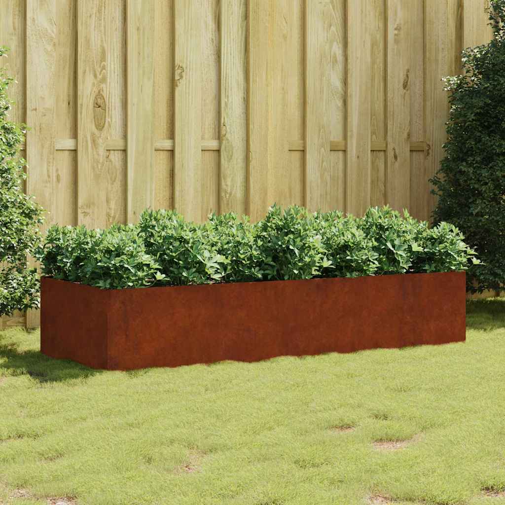 Plantenbak verhoogd 200x80x40 cm cortenstaal