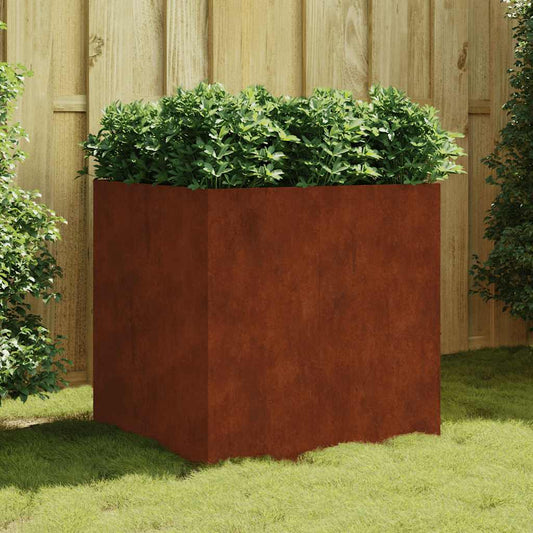 Plantenbak 80x80x80 cm cortenstaal is nu te koop bij PeponiXL, paradijselijk wonen!