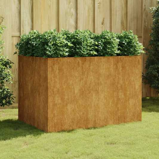 Plantenbak verhoogd 120x80x80 cm cortenstaal is nu te koop bij PeponiXL, paradijselijk wonen!