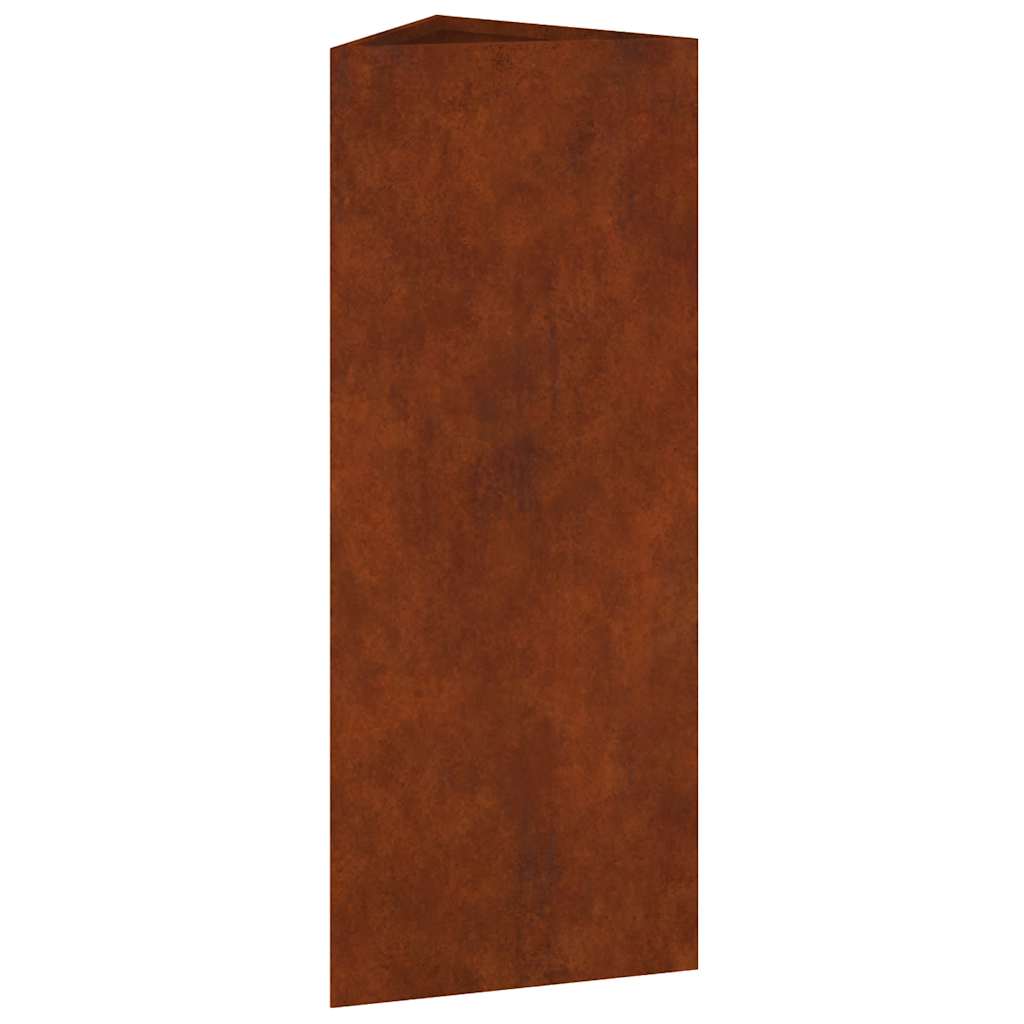 Plantenbak 30x26x75 cm cortenstaal is nu te koop bij PeponiXL, paradijselijk wonen!