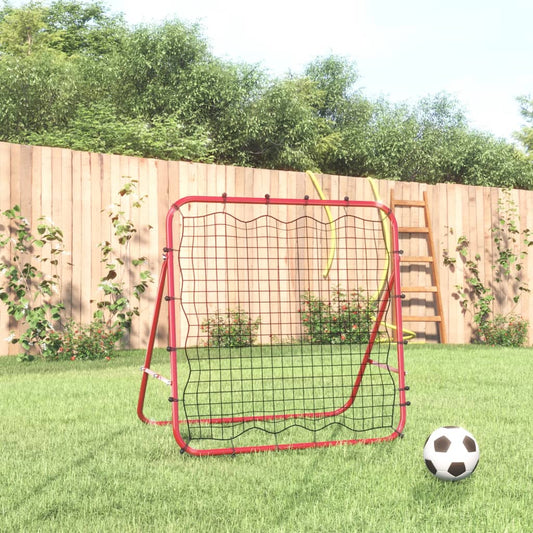 Voetbal kickback rebounder verstelbaar 96x80x96 cm staal en PE is nu te koop bij PeponiXL, paradijselijk wonen!