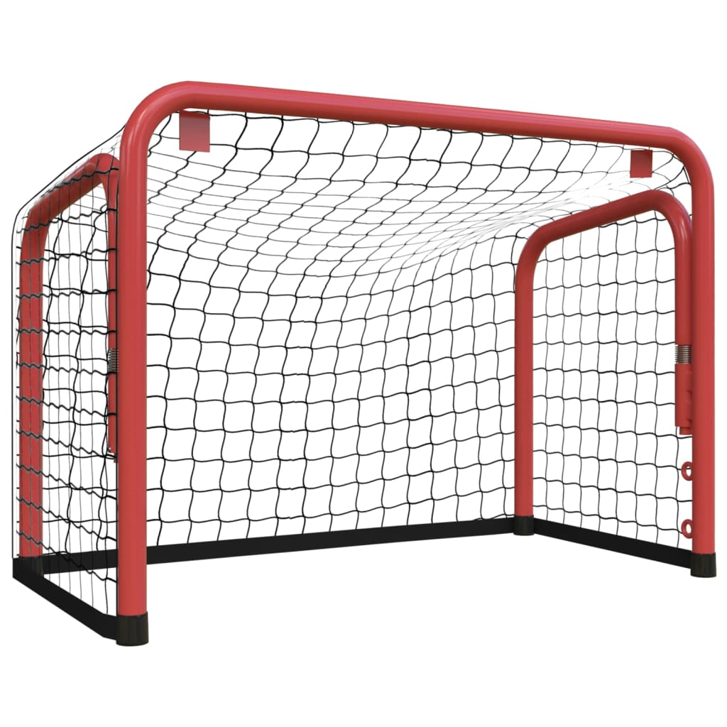Hockeydoel met net 68x32x47 cm staal en polyester rood en zwart is nu te koop bij PeponiXL, paradijselijk wonen!