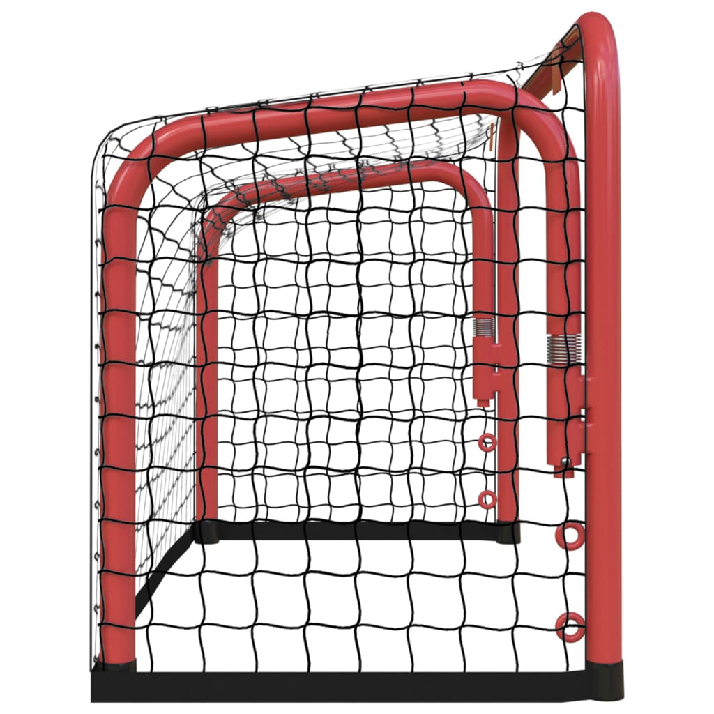 Hockeydoel met net 68x32x47 cm staal en polyester rood en zwart is nu te koop bij PeponiXL, paradijselijk wonen!