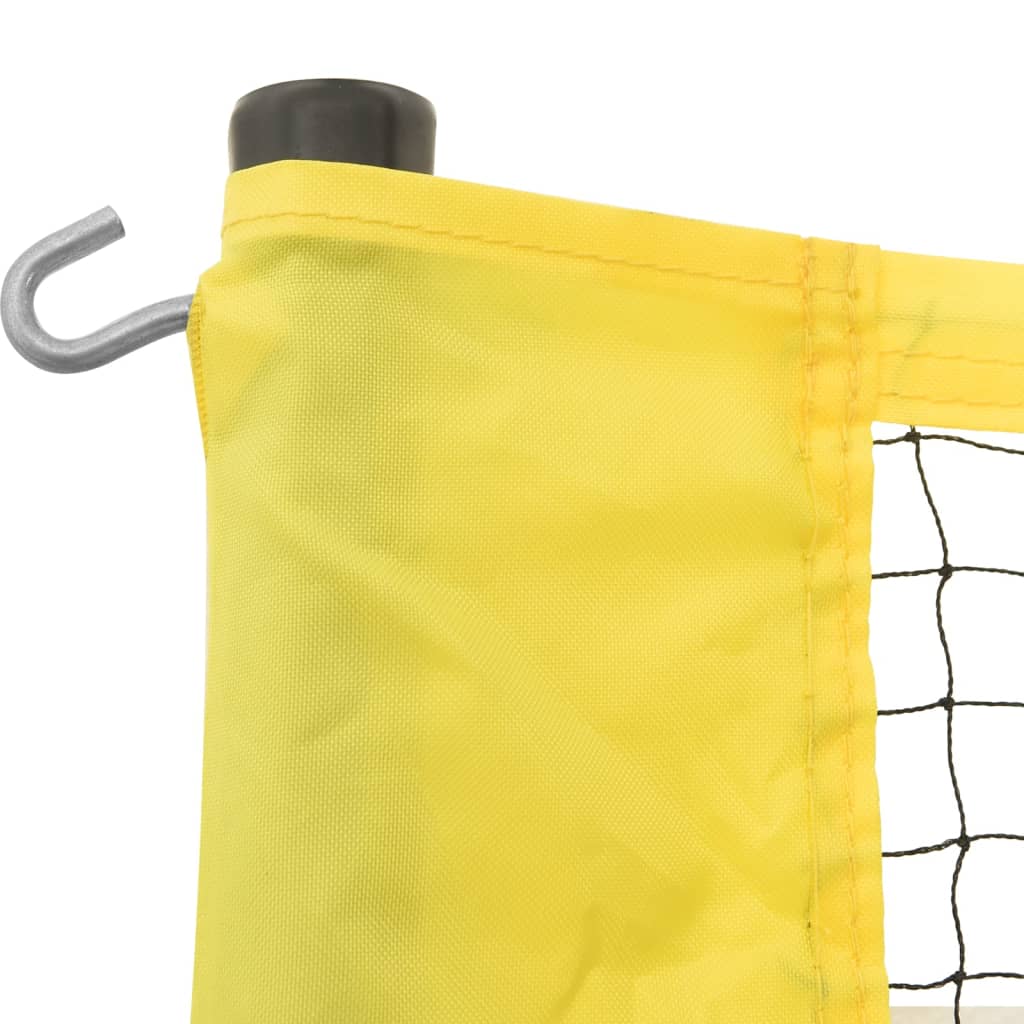 Volleybalnet 823x244 cm PE-stof geel en zwart is nu te koop bij PeponiXL, paradijselijk wonen!