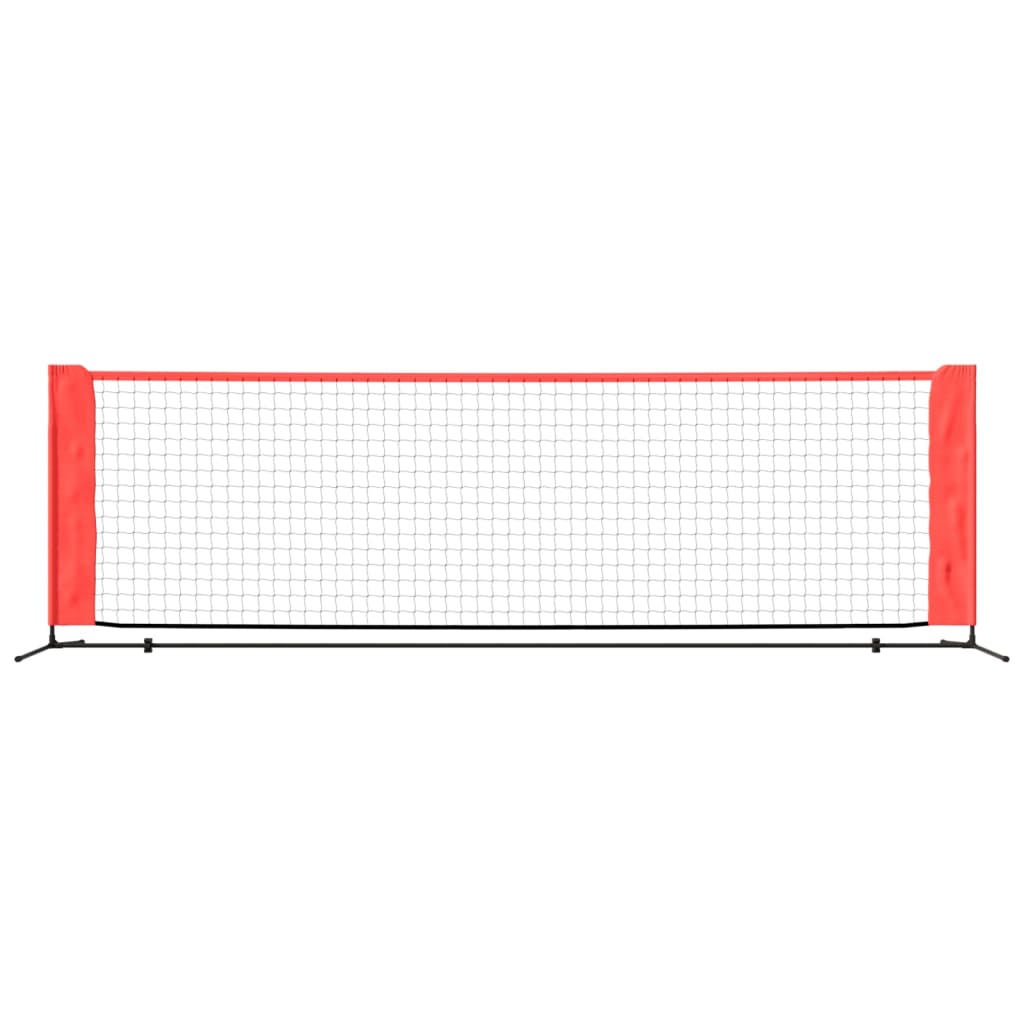 Tennisnet 300x100x87 cm polyester zwart en rood is nu te koop bij PeponiXL, paradijselijk wonen!