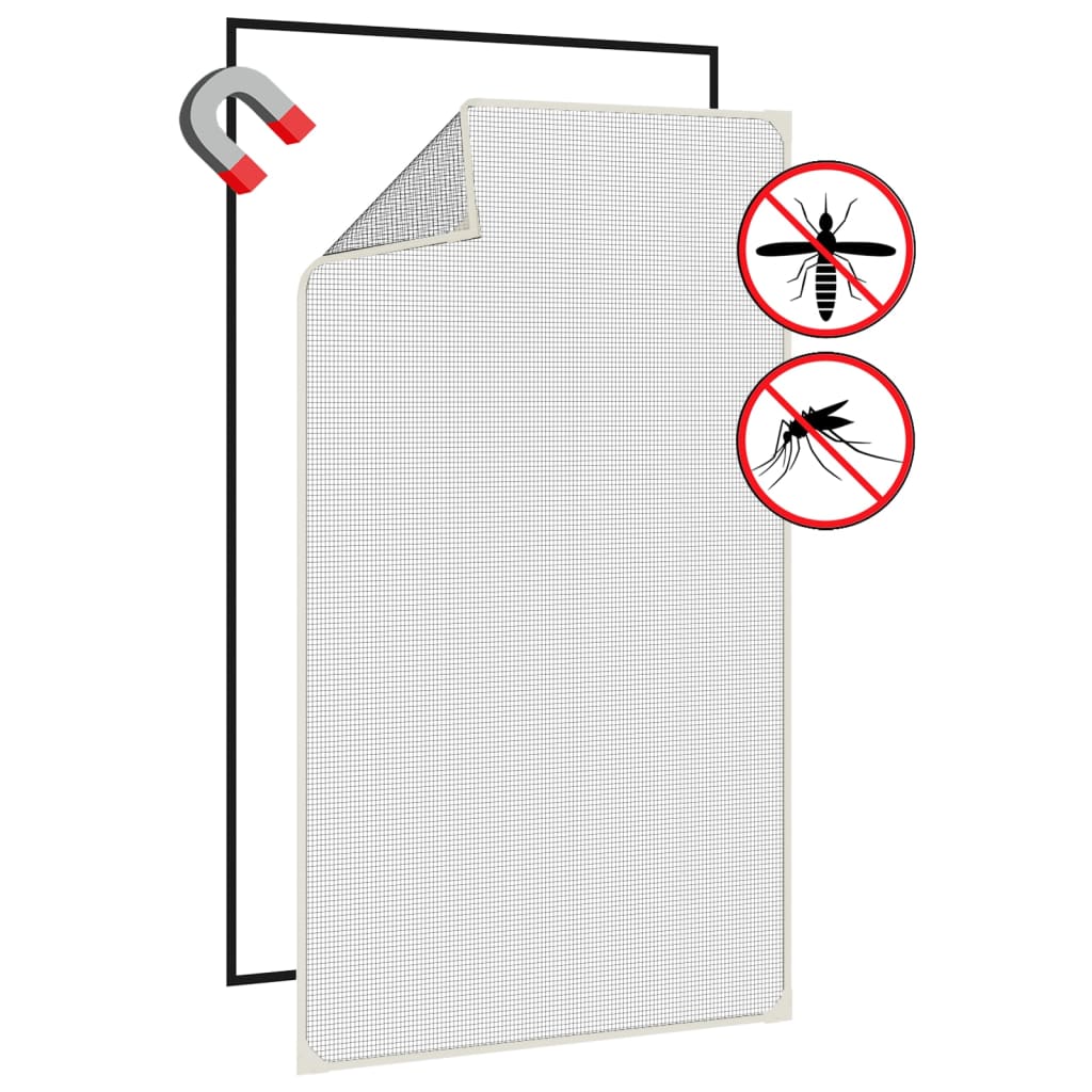 Insectenhor voor ramen magnetisch 80x140 cm wit is nu te koop bij PeponiXL, paradijselijk wonen!