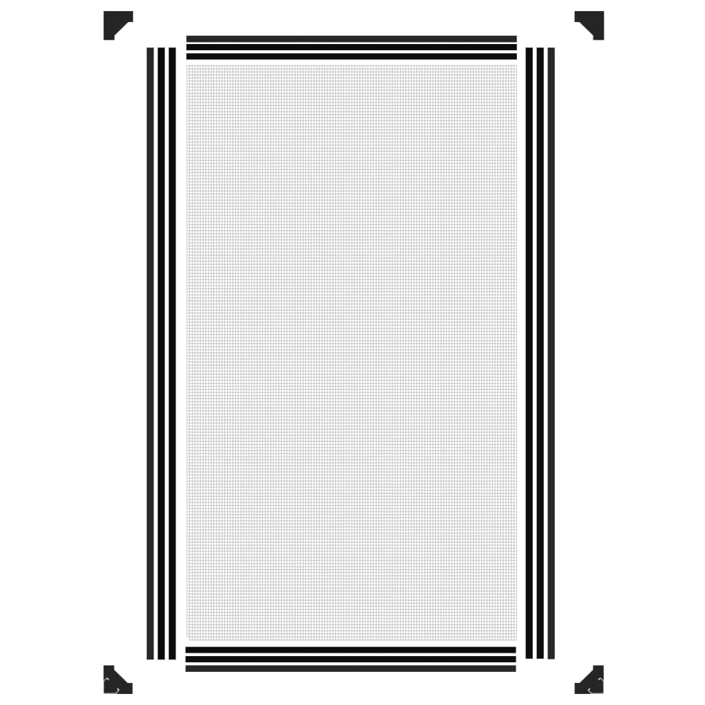 Insectenhor voor ramen magnetisch 80x140 cm antracietkleurig is nu te koop bij PeponiXL, paradijselijk wonen!