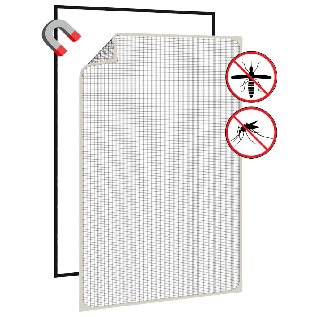 Insectenhor voor ramen magnetisch 80x120 cm wit is nu te koop bij PeponiXL, paradijselijk wonen!
