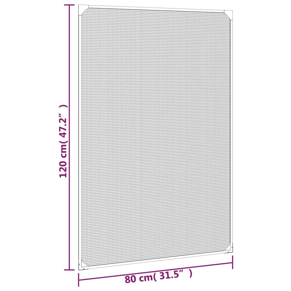 Insectenhor voor ramen magnetisch 80x120 cm wit is nu te koop bij PeponiXL, paradijselijk wonen!