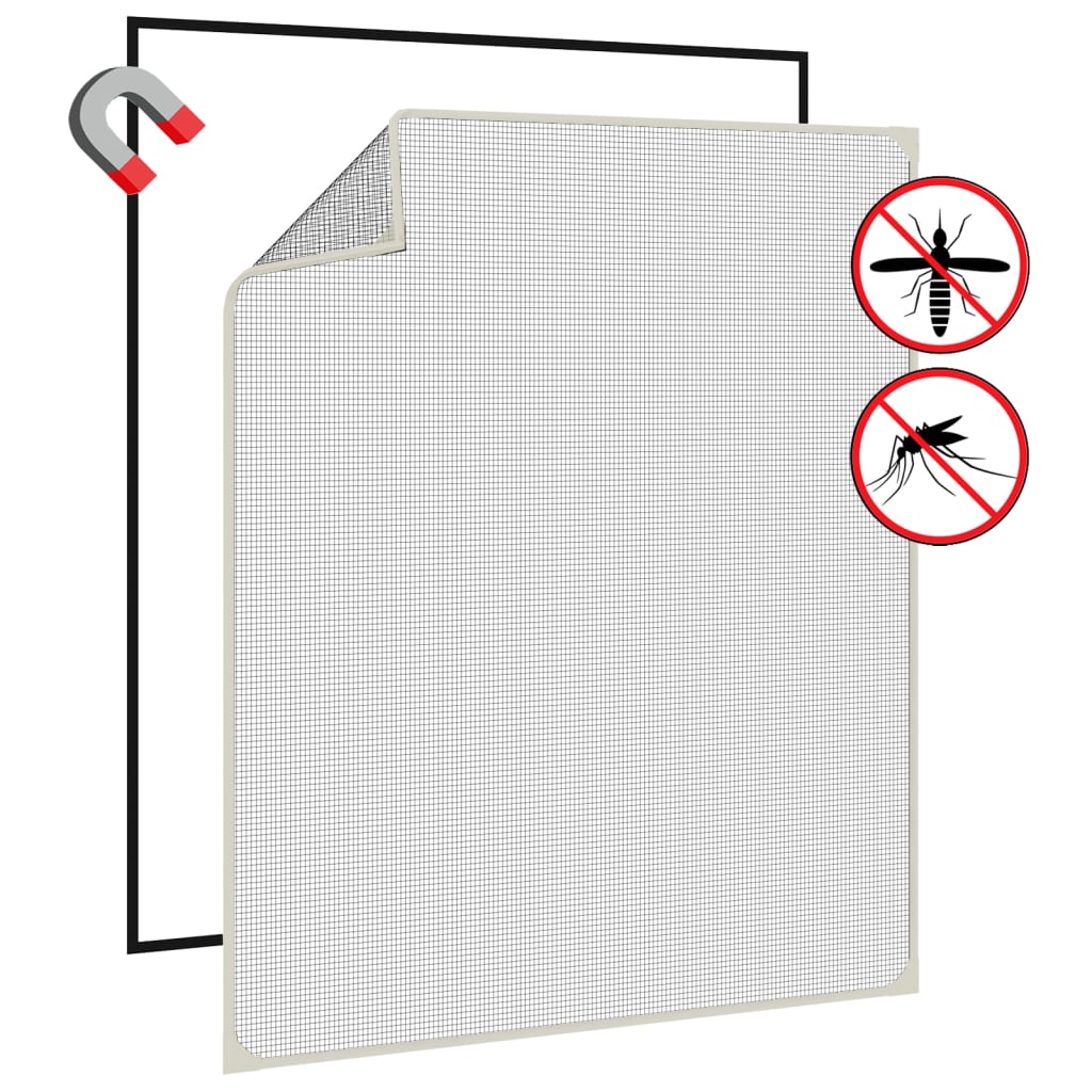 Insectenhor voor ramen magnetisch 100x120 cm wit is nu te koop bij PeponiXL, paradijselijk wonen!