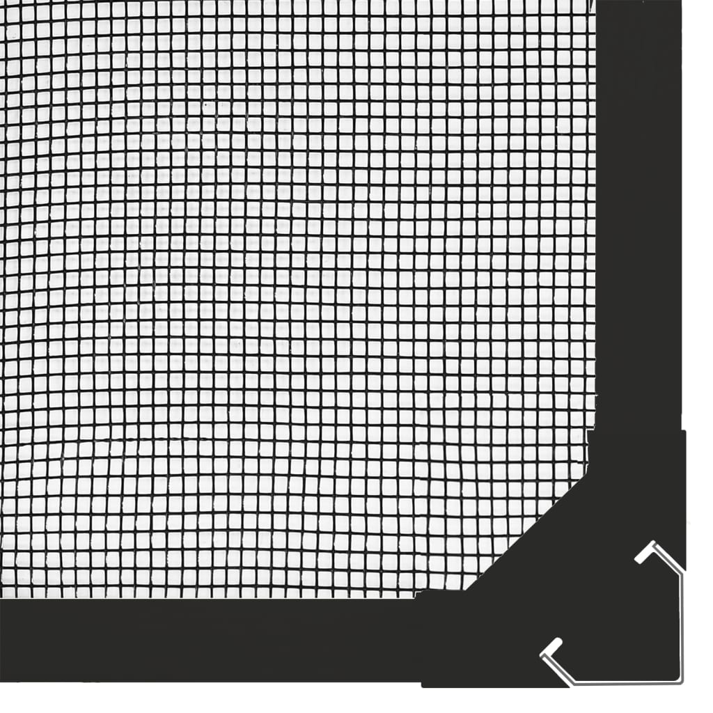 Insectenhor voor ramen magnetisch 100x120 cm antracietkleurig is nu te koop bij PeponiXL, paradijselijk wonen!