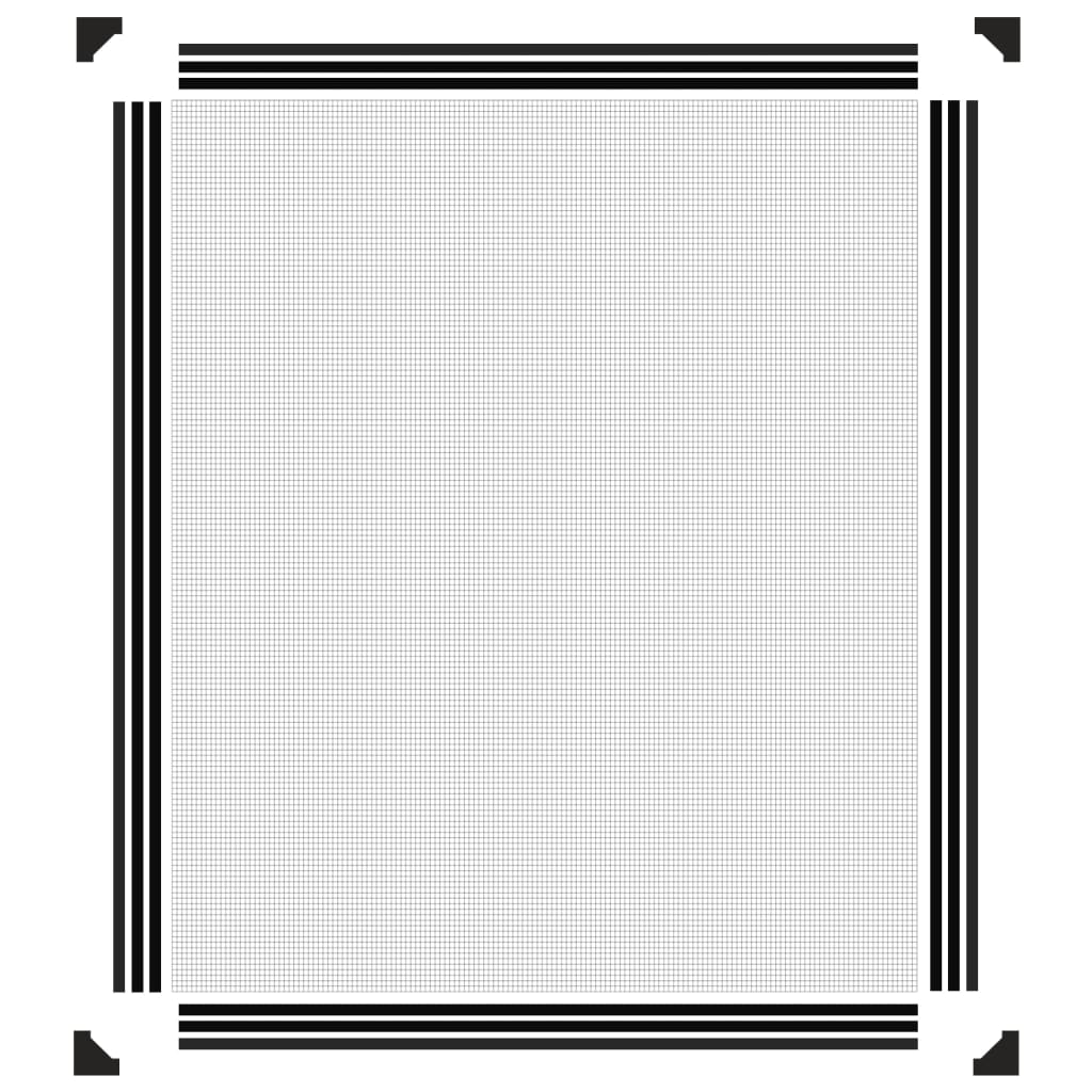 Insectenhor voor ramen magnetisch 100x120 cm antracietkleurig is nu te koop bij PeponiXL, paradijselijk wonen!