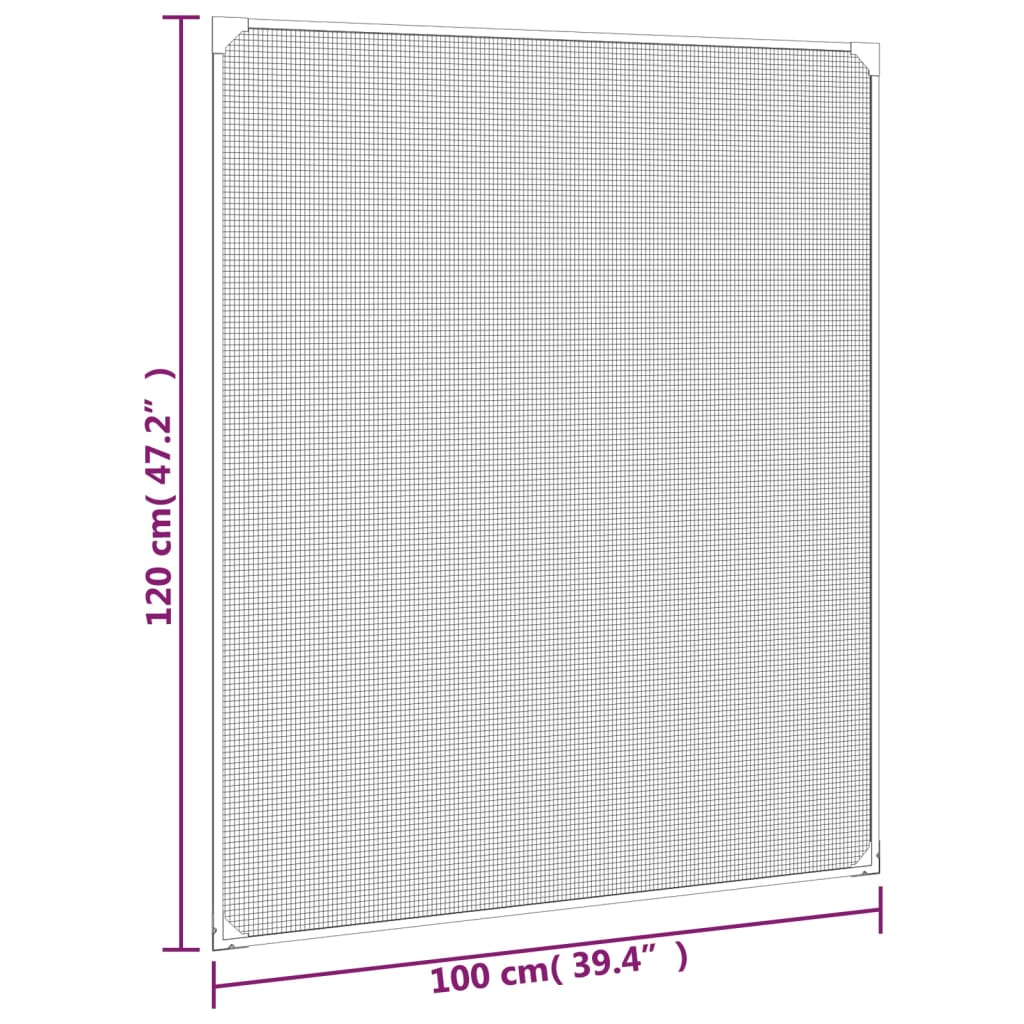 Insectenhor voor ramen magnetisch 100x120 cm antracietkleurig is nu te koop bij PeponiXL, paradijselijk wonen!