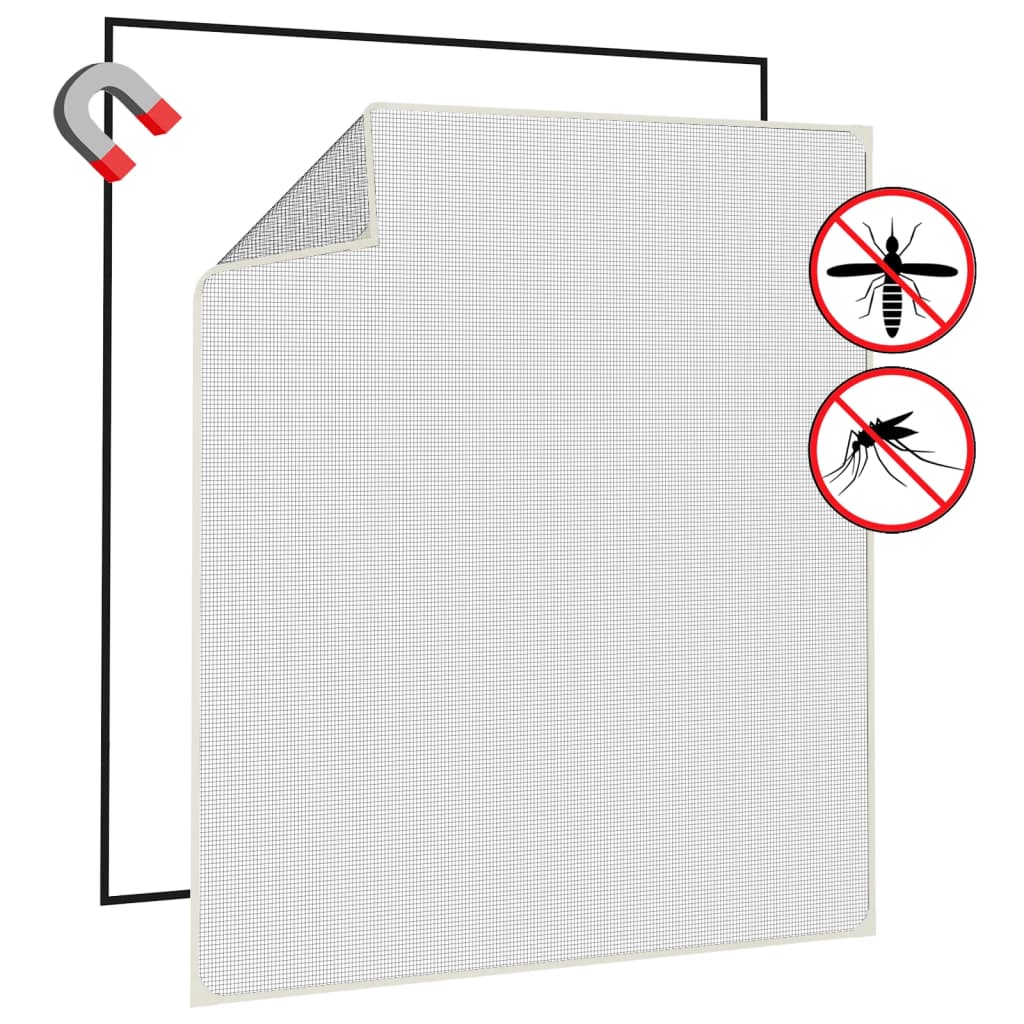 Insectenhor voor ramen magnetisch 120x140 cm wit is nu te koop bij PeponiXL, paradijselijk wonen!
