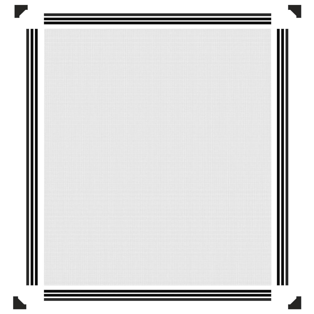 Insectenhor voor ramen magnetisch 130x150 cm antracietkleurig is nu te koop bij PeponiXL, paradijselijk wonen!