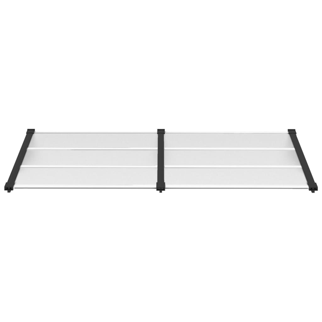 Deurluifel 199x90 cm polycarbonaat zwart en transparant is nu te koop bij PeponiXL, paradijselijk wonen!