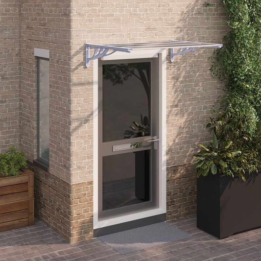 Deurluifel 122x90 cm polycarbonaat grijs en transparant is nu te koop bij PeponiXL, paradijselijk wonen!