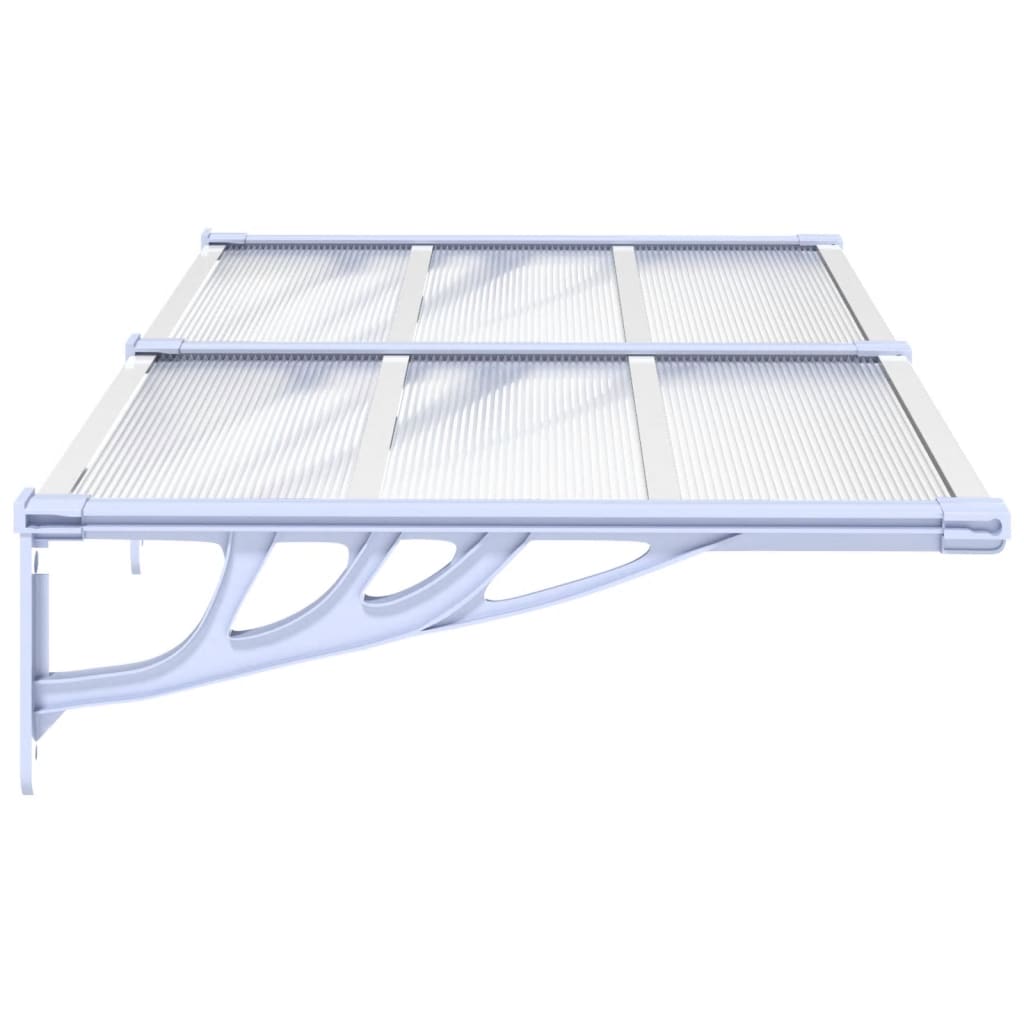 Deurluifel 152,5x90 cm polycarbonaat grijs en transparant is nu te koop bij PeponiXL, paradijselijk wonen!