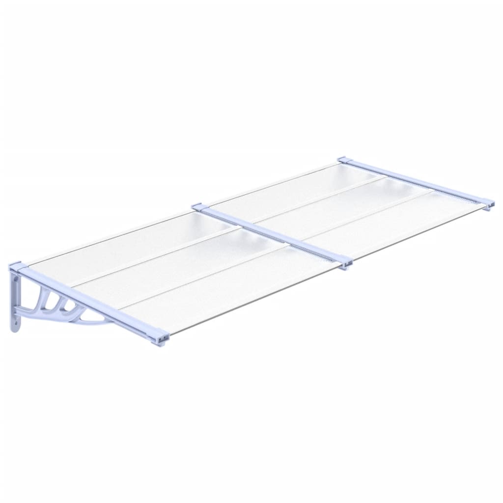 Deurluifel 199x90 cm polycarbonaat grijs en transparant is nu te koop bij PeponiXL, paradijselijk wonen!